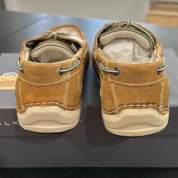 Rockport Brown Leather Boat Shoe - 10 Wide - Picture 6 of 13